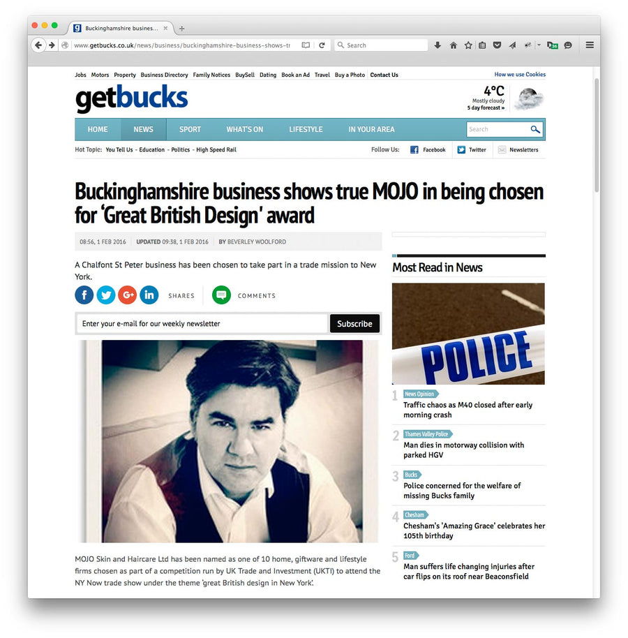 Buckinghamshire business shows true Mojo