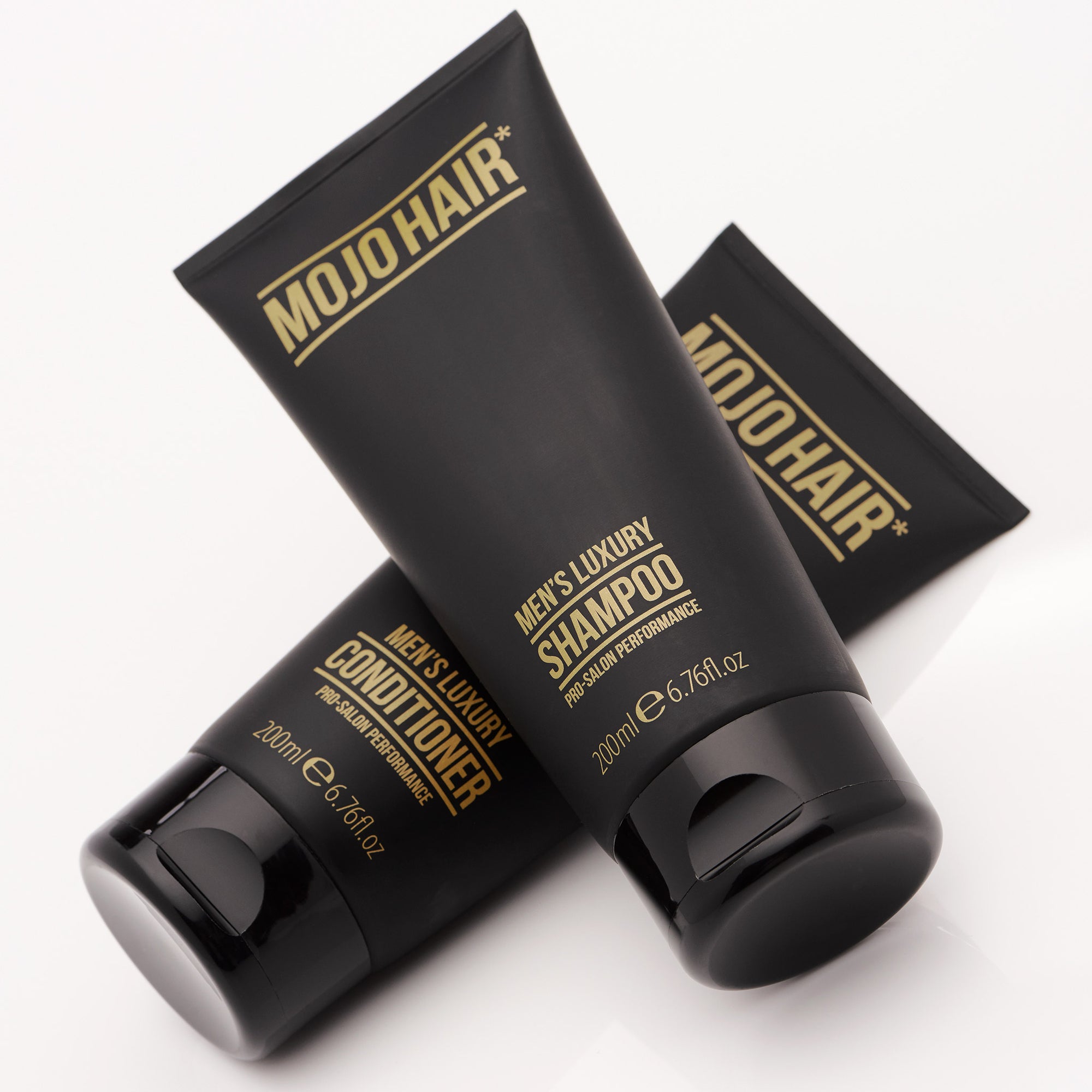 Mojo Hair Shampoo and Conditioner Tubes
