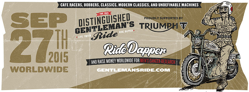 Mojo Hair* Is sponsoring The Distinguished Gentleman's Ride