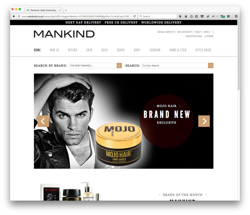 5 Star Reviews on Mankind.co.uk