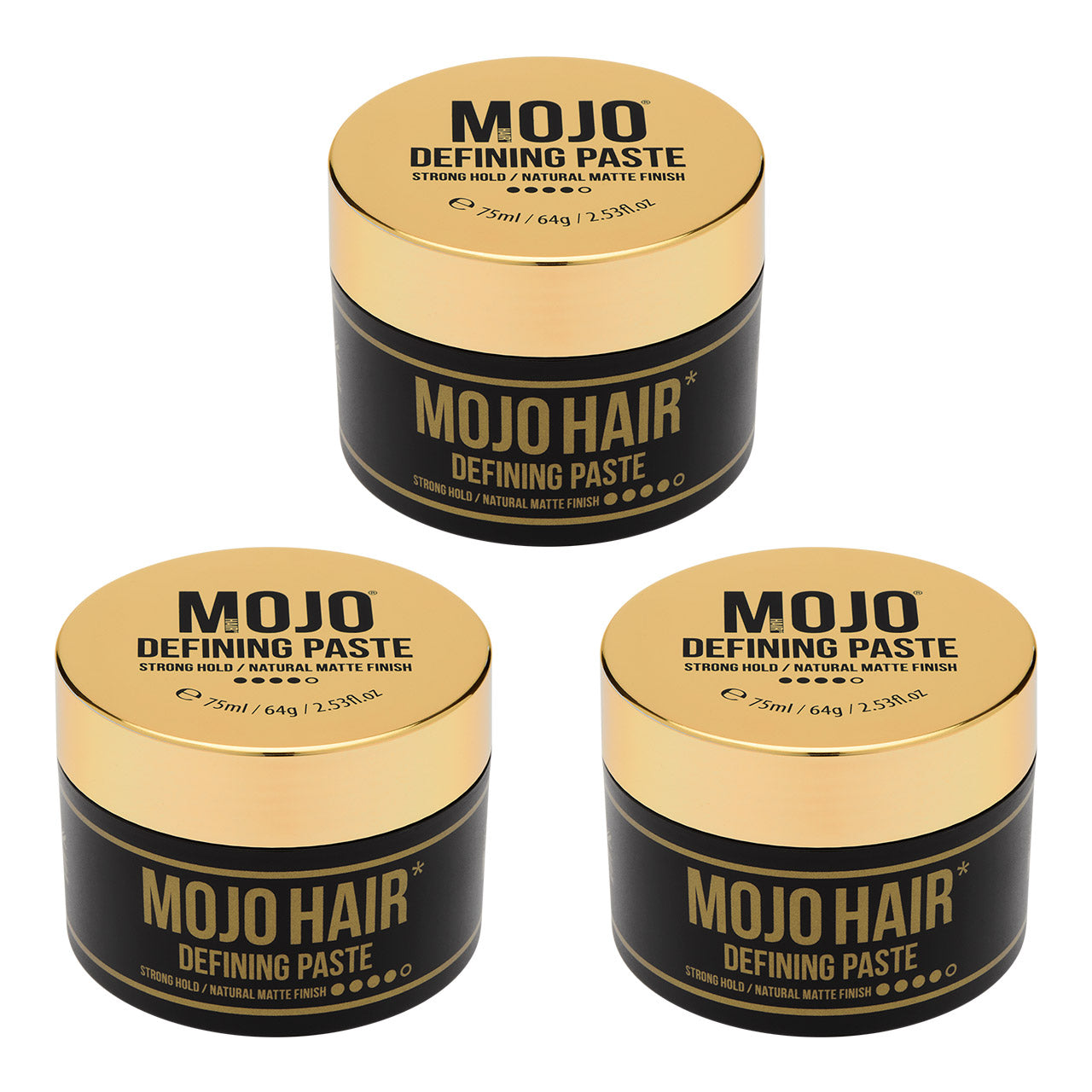 Mojo Hair Defining Paste (75ml) x 3