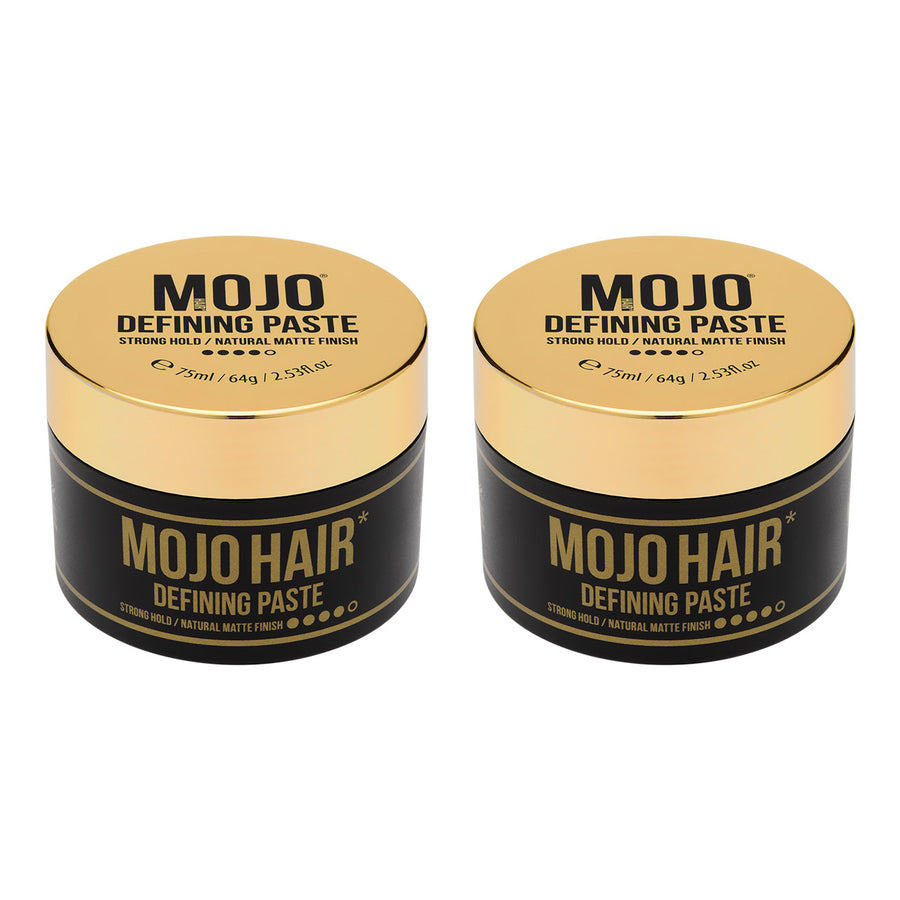 Mojo Hair Defining Paste for Men – Strong Hold, Natural Matte Finish ...