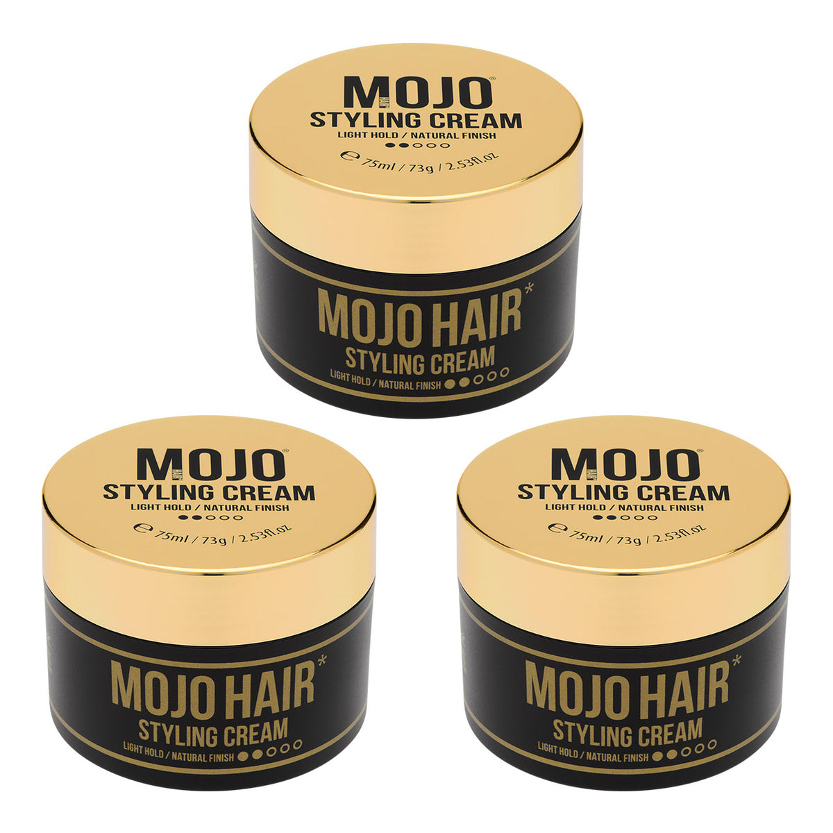 Mojo Hair Styling Cream (75ml) x 3