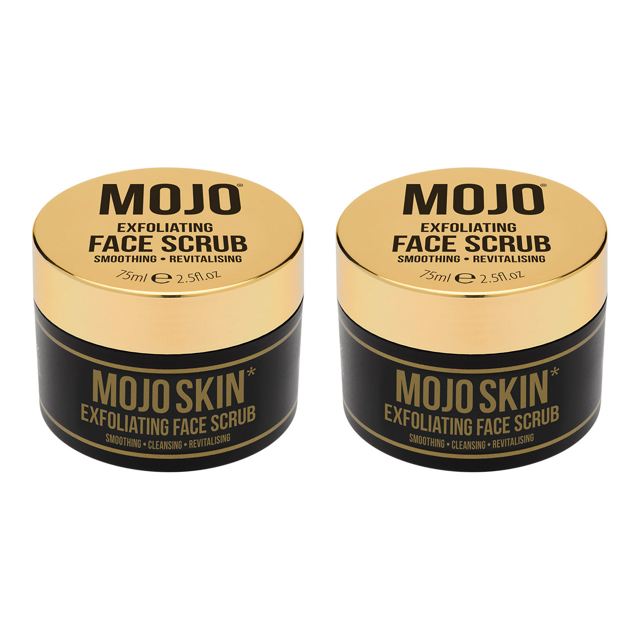 Mojo Skin Exfoliating Face Scrub (75ml / 2.5fl.oz) x 2